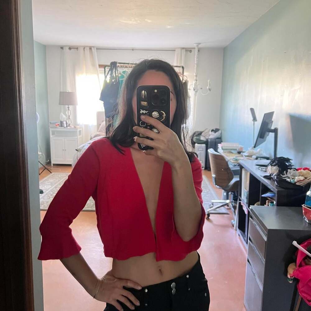 Ann Taylor Women's Red Jumper